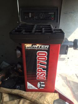 hunter maquina de balanceo