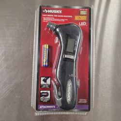 Husky 5 in 1 Digital Tire Gauge Multitool