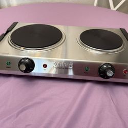Cuisinart Cast Iron Double burner 
