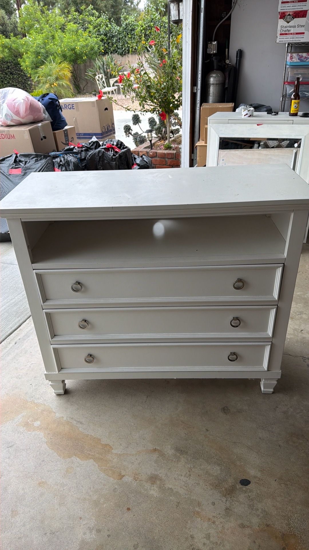 Bedroom TV Dresser 3 drawer