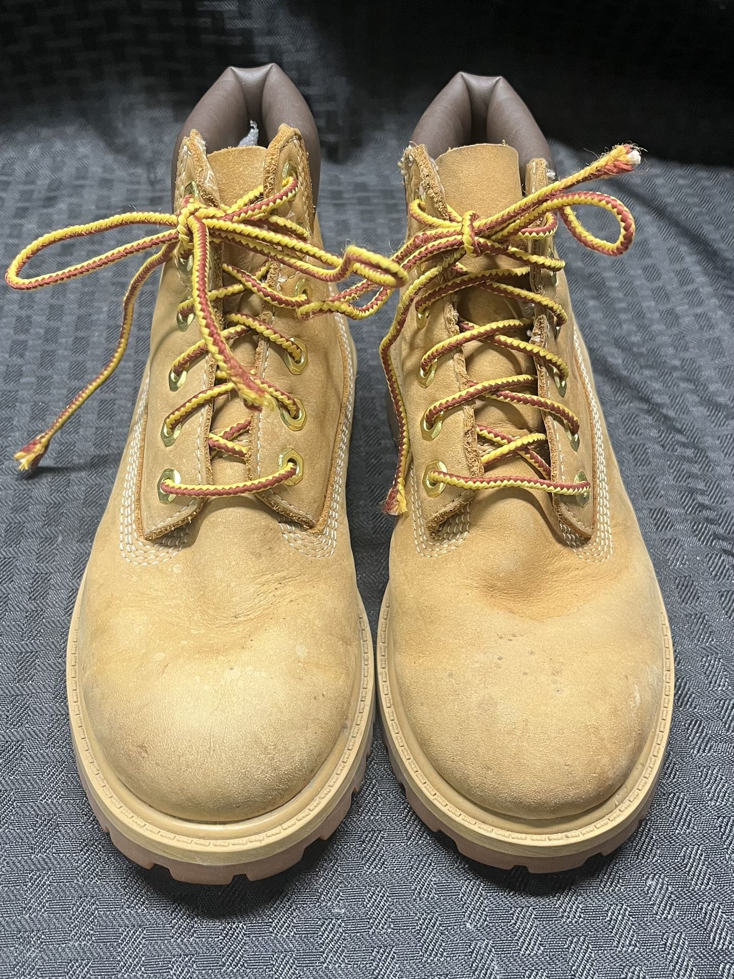 Youth Boys Timberland Premium 6” Waterproof Wheat Boots - 13