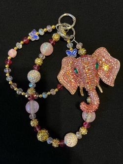 Elephant head Purse Charm