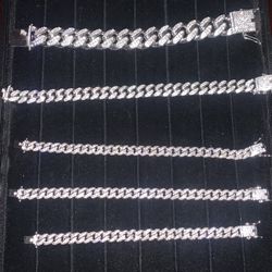 Iced Out Cuban Link Bracelets 