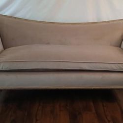 Classic Curved-Arm Settee / Empire Sofa