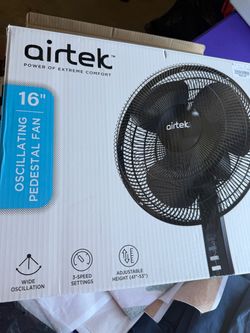 Airtek 16" Oscillating Pedestal Fan
