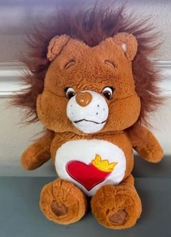 2016 Care bears Cousins Brave Heart Lion 14" Plush Stuffed Animal Just Play just $10