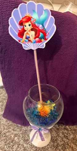 Little mermaid centerpieces