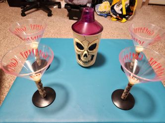 Skull martini Shaker set