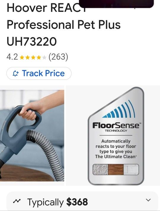 Hoover ELITE Professional Pet Plus Upright VACUUM