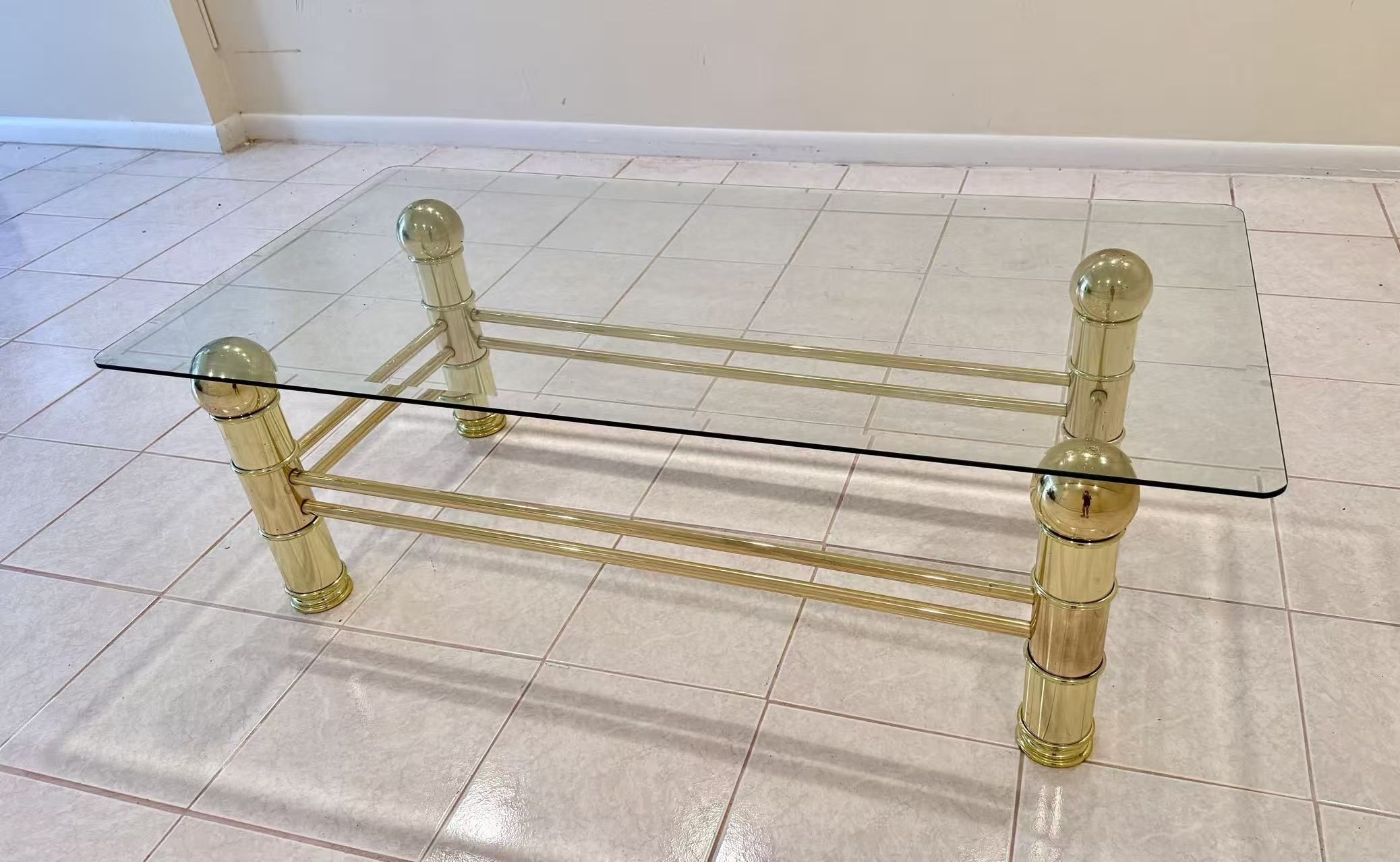 Glass Top Coffee Table