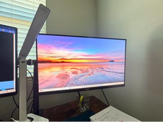 2 monitors and heavy duty stand