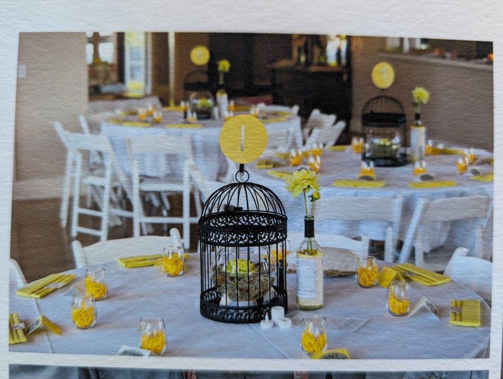 Bird Cage Centerpieces 