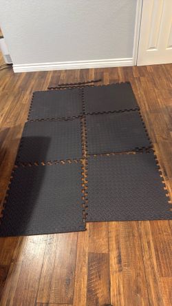 Shock Athletic Extra-Thick Gym Flooring - 6-Pices