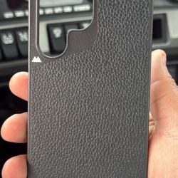 Samsung Galaxy S25 Ultra Mous Black Leather Case