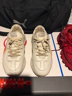 Gucci Rhyton Leather Sneakers