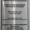 CASH ONLY