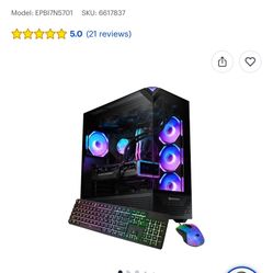 5070 Ibuypower Gaming Pc  Intel I7 Ultra 265KF