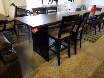 New 5pc dining room table set tax included free delivery