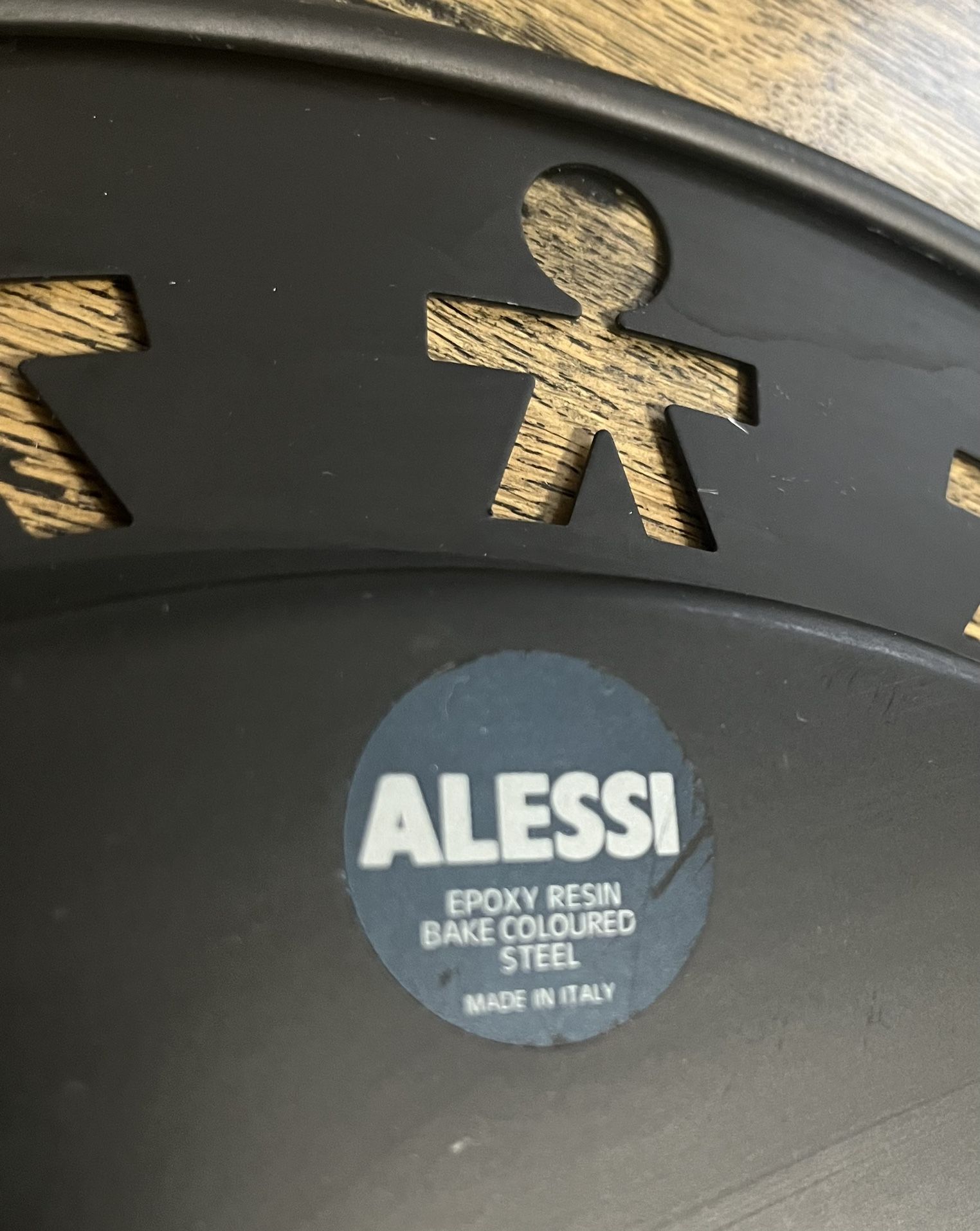 Alessi King Kong Steel Round Tray Rare Find
