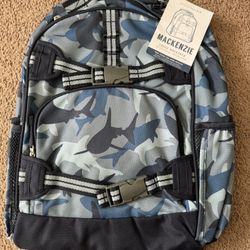 pottery barn kids large shark backpack