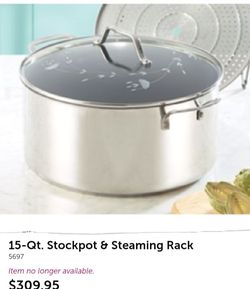 Princess House Large 15 Qt. Stockpot 5697NEW