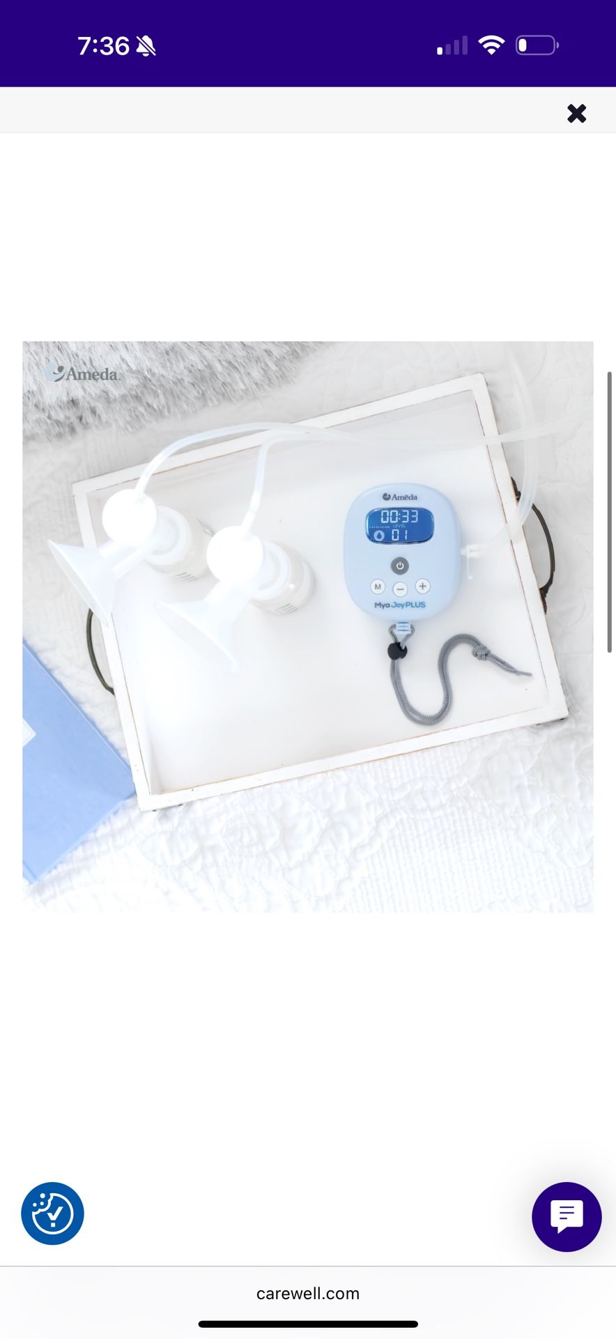 AMEDA MYA JOY PLUS BREASTPUMP