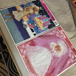 Barbie 1992 Tray Puzzles 