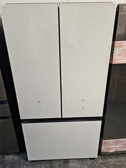 White Color Panels Samsung Refrigerator