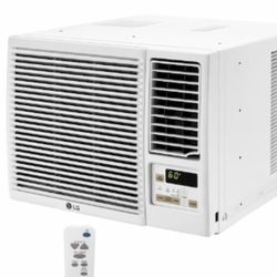 LG Electronics 18,000 BTU 230/208-Volt Window Air Conditioner with Cool, Heat and Wi-Fi Control in White