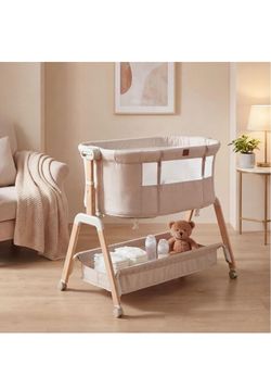 Baby 3-in-1 Adjustable Bassinet Bedside Sleeper
