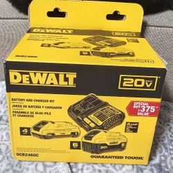 *  20V MAX Lithium-Ion 6.0Ah and 4.0Ah Battery and Charger Starter Kit