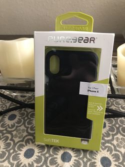 PureGear SoftTEK Series Iphone X Black Maktte Case