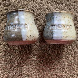 MOWC Small Stoneware Crocks/Tea Light Holders/Toothpick Holders