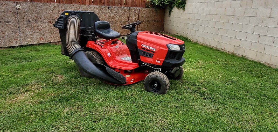 Ride Lawn Mower Craftsman T110