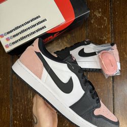 Size 11 - Jordan 1 Low OG Bleached Coral new with box