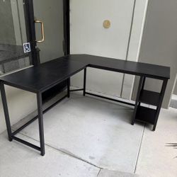 Brand New Office Desk Computer Desk L Shape Desk Corner Desk With Shelf 