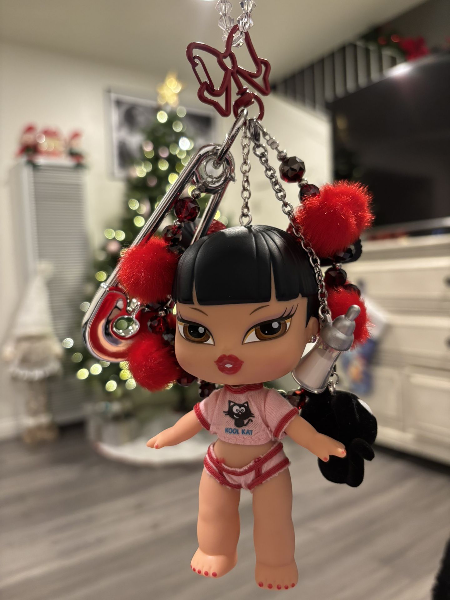 SAMPLE: ✨ 🖤 Baby Bratz Keychain - Jade ♥️✨