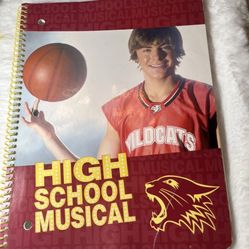 High school Musical Troy Notebook