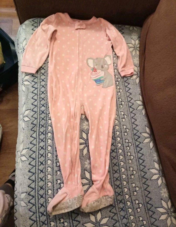 Carter's Toddler Pink Footed Pajamas