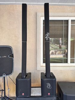 Harbinger MLS1000 Portable Line Array PA System
