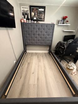 FREE BEDFRAME FOR A QUEEN AND MATTRESS