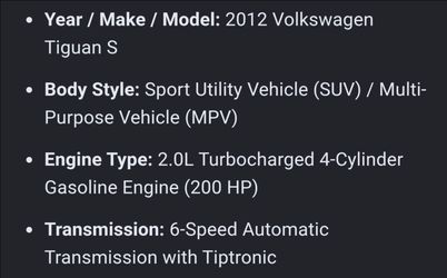 2012 Volkswagen Tiguan