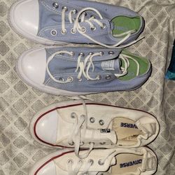 Gently Used Size 7  Ladies Converse All Stars