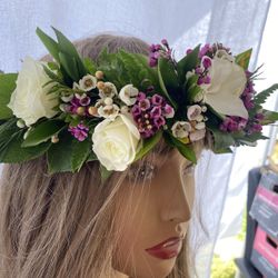 Check Out My Page For More Different Flower Crowns I Make Them All Fresh
