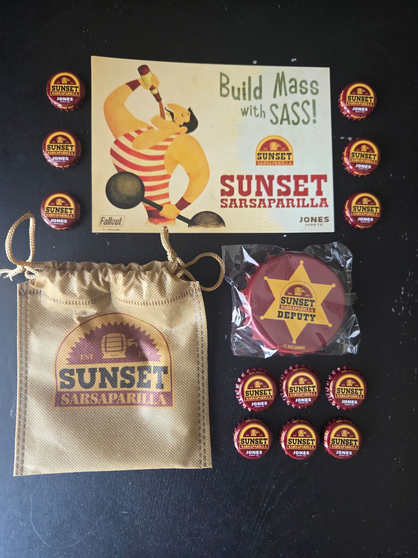 Sarsaparilla x Fallout x Jones soda collectible set