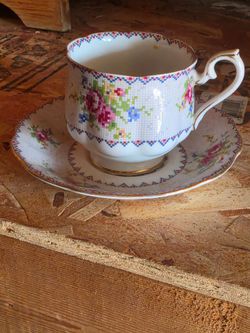 Vintage Royal Albert Cross Stitch