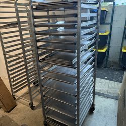 Metal Bakery Rack with Trays