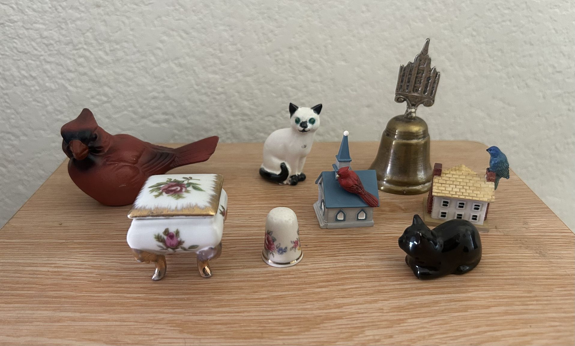 Vintage Miniature Figures & Bell From $1 To $5 Each 