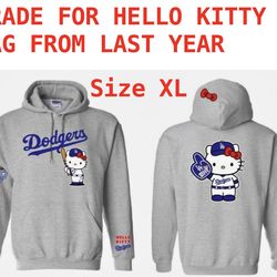 Hello Kitty Dodgers Hoodie 2026