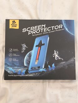 MAGIC JOHN Tempered Glass Screen Protector for iPhone 13 – Scratch & Drop Resist